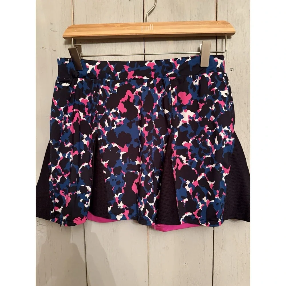Tail Women's M Pink Black Blue Geometric Athletic Golf Skort Pickle Ball